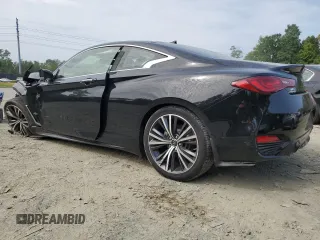2021 Infiniti Q60 Luxe with VIN JN1EV7KL4MM470492, listed as a Copart auction lot 69246014 with 23,719 mi miles and Salvage title. Bid and sale history available at DreamBid. Image 2.
