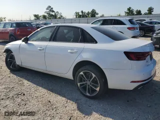 2019 Audi A4 Premium with VIN WAUGMAF41KA106468, listed as a Copart auction lot 52418515 with 59,610 mi miles and Salvage Title. Bid and sale history available at carsss.com. Image 2.