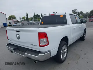 2022 Ram 1500 Big Horn with VIN 1C6SRFFT3NN456823, listed as a IAAI auction lot 42417659 with 5,313 mi miles and . Bid and sale history available at DreamBid. Image 4.