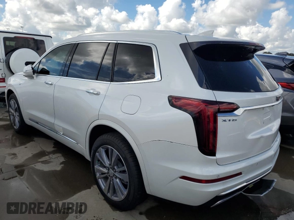 2024 Cadillac XT6 FWD Premium Luxury with VIN 1GYKPCRS6RZ735398, listed as a Copart auction lot 73658144 with 0 mi miles and Salvage Title. Bid and sale history available at carsss.com. Image 2.