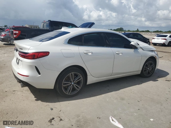 2022 BMW 2 Series 228i with VIN WBA53AK00N7K12117, listed as a Copart auction lot 69229114 with 49,594 mi miles and Salvage Title. Bid and sale history available at carsss.com. Image 3.