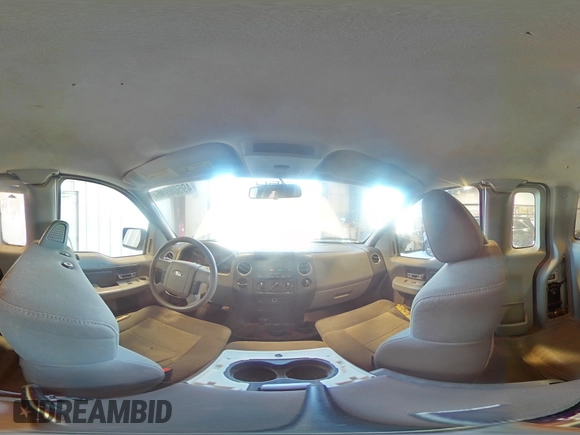 2005 Ford F-150 XL with VIN 1FTRF14535NB85138, listed as a Copart auction lot 49508915 with 224,077 mi miles and Salvage title. Bid and sale history available at DreamBid. Image 12.