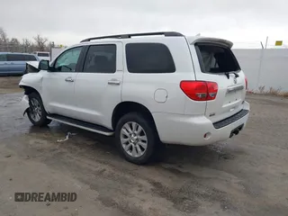 2017 Toyota Sequoia Platinum with VIN 5TDDY5G18HS154082, listed as a IAAI auction lot 41132778 with 55,175 mi miles. Bid and sale history available at carsss.com. Image 3.