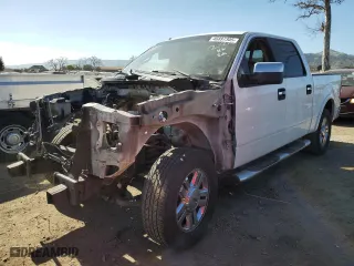 2007 Ford F-150 XLT with VIN 1FTPW12557KC94005, listed as a Copart auction lot 46897305 with 0 mi miles and Salvage Title. Bid and sale history available at carsss.com. Image 1.