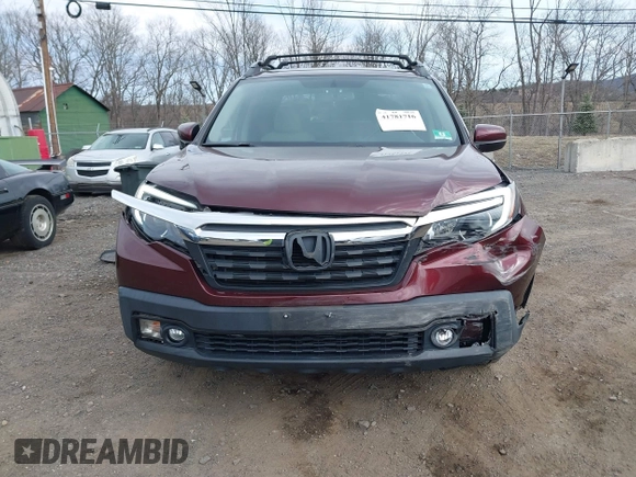 2018 Honda Ridgeline RTL-T with VIN 5FPYK3F69JB010983, listed as a IAAI auction lot 41781716 with 45,494 mi miles and . Bid and sale history available at DreamBid. Image 6.