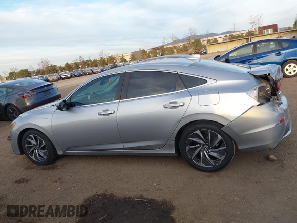 2021 Honda Insight Touring with VIN 19XZE4F99ME009749, listed as a IAAI auction lot 41411868 with 54,808 mi miles and . Bid and sale history available at carsss.com. Image 15.