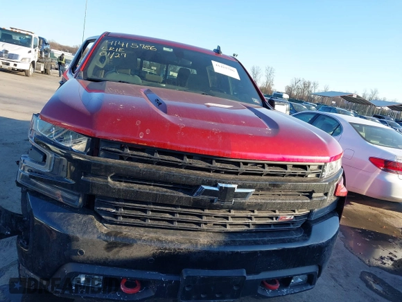 2021 Chevrolet Silverado 1500 LT Trail Boss with VIN 1GCPYFEL7MZ289974, listed as a IAAI auction lot 41415786 with 58,077 mi miles and . Bid and sale history available at DreamBid. Image 13.