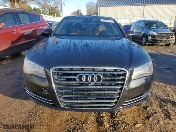2013 Audi A8 L 4.0L with VIN WAUR2AFD9DN017404, listed as a Copart auction lot 86609004 with 65,068 mi miles and Salvage Title. Bid and sale history available at carsss.com. Image 5.