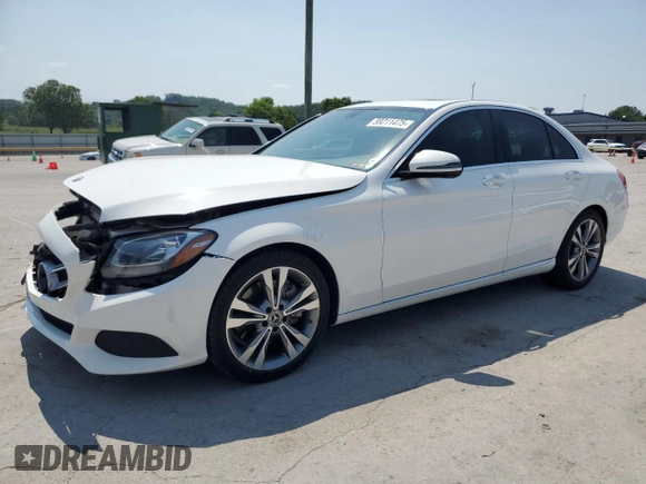 2018 Mercedes-Benz C 300 with VIN 55SWF4JB5JU265224, listed as a Copart auction lot 59211475 with 56,119 mi miles and Clean title. Bid and sale history available at DreamBid. Image 1.