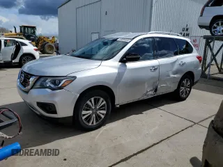 2017 Nissan Pathfinder S with VIN 5N1DR2MN3HC673556, listed as a Copart auction lot 49088955 with 121,670 mi miles and Clean Title. Bid and sale history available at carsss.com. Image 1.