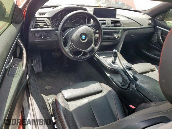 2016 BMW 4 Series 435i with VIN WBA3R1C56GK529285, listed as a Copart auction lot 55861365 with 74,441 mi miles and Salvage title. Bid and sale history available at DreamBid. Image 8.