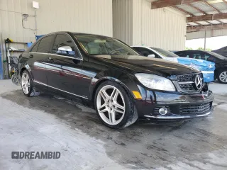 2008 Mercedes-Benz C 300 Sport with VIN WDDGF54X18F132281, listed as a Copart auction lot 63019685 with 188,914 mi miles and Salvage title. Bid and sale history available at DreamBid. Image 4.