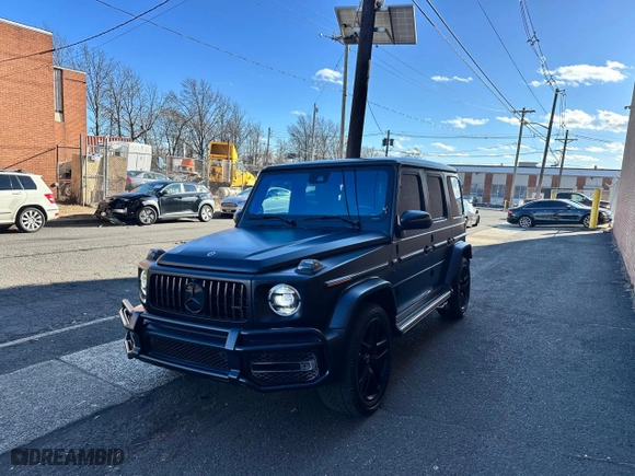 2023 Mercedes-Benz G-Class AMG G 63 with VIN W1NYC7HJ7PX464185, listed as a Copart auction lot 46551305 with NaN miles and Non Repairable. Bid and sale history available at carsss.com. Image 2.