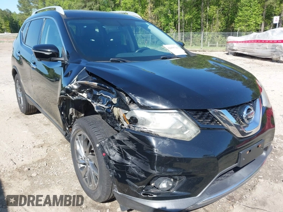 2014 Nissan Rogue S with VIN 5N1AT2MV7EC824253, listed as a IAAI auction lot 42055710 with 114,147 mi miles. Bid and sale history available at carsss.com. Image 1.