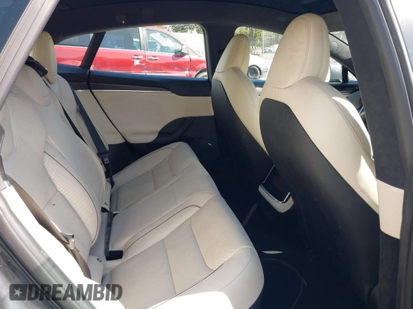 2021 Tesla Model S Plaid with VIN 5YJSA1E66MF456357, listed as a IAAI auction lot 42130286 with 48,010 mi miles. Bid and sale history available at carsss.com. Image 8.