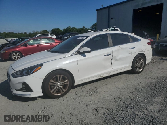 2018 Hyundai Sonata SEL with VIN 5NPE34AF4JH624380, listed as a Copart auction lot 51233365 with 84,520 mi miles and Salvage Title. Bid and sale history available at DreamBid. Image 1.