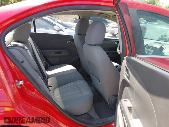 2012 Chevrolet Sonic LT with VIN 1G1JC5SH9C4130618, listed as a IAAI auction lot 42159538 with 120,367 mi miles and . Bid and sale history available at DreamBid. Image 8.