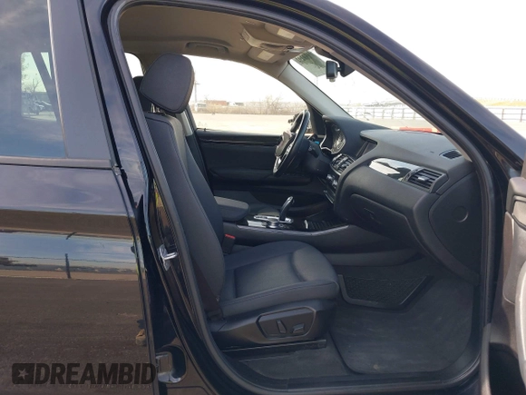 2017 BMW X3 xDrive28i with VIN 5UXWX9C35H0W80200, listed as a IAAI auction lot 41332292 with 80,255 mi miles and . Bid and sale history available at DreamBid. Image 5.