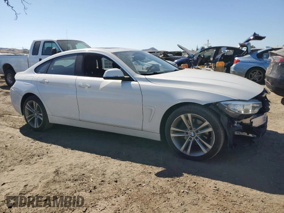 2017 BMW 4 Series 430i xDrive with VIN WBA4F9C33HG813021, listed as a Copart auction lot 63780845 with 69,520 mi miles and Salvage title. Bid and sale history available at DreamBid. Image 4.