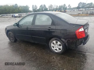 2005 Kia Spectra LX with VIN KNAFE121055134568, listed as a Copart auction lot 71541244 with 146,751 mi miles and Salvage Title. Bid and sale history available at carsss.com. Image 2.