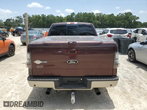 2008 Ford F-150 XLT z VIN 1FTPW14V88KC78122, wystawiony jako Copart lot #59597875 z przebiegiem 159 120 mil mil oraz Czysty tytuł • Clean title. Historia ofert i sprzedaży dostępna na DreamBid. Obrazek 6.