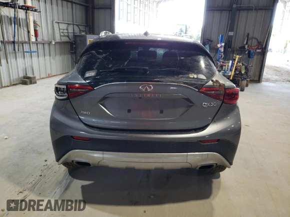 2017 Infiniti QX30 Premium с VIN SJKCH5CR2HA016135, выставлен на аукционе Copart как лот 55981905 с пробегом Не указан миль и Списание • Salvage title. История ставок и продаж доступна на DreamBid. Изображение 6.