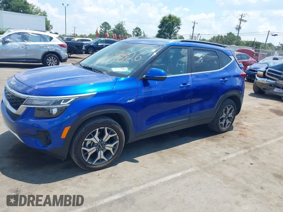 2022 Kia Seltos EX z VIN KNDERCAA8N7289826, wystawiony jako IAAI lot #39743322 z przebiegiem 34 187 mil mil oraz . Historia ofert i sprzedaży dostępna na DreamBid. Obrazek 2.
