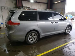 2011 Toyota Sienna with VIN 5TDZK3DC0BS112689, listed as a Copart auction lot 51651395 with 176,124 mi miles and Salvage Title. Bid and sale history available at carsss.com. Image 3.