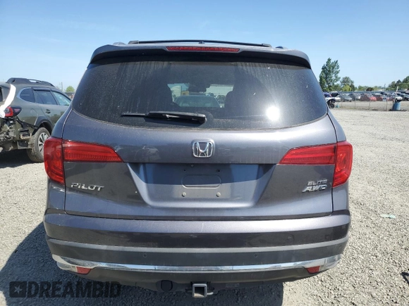2018 Honda Pilot Elite с VIN 5FNYF6H01JB035108, выставлен на аукционе Copart как лот 56334025 с пробегом 63 898 миль миль и Списание • Salvage title. История ставок и продаж доступна на DreamBid. Изображение 6.