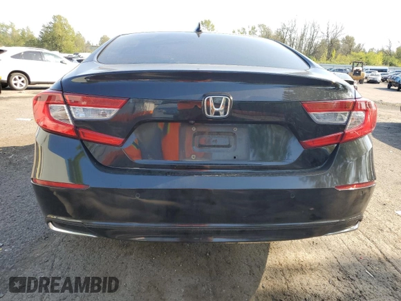 2018 Honda Accord Touring with VIN 1HGCV3F90JA014791, listed as a Copart auction lot 54344135 with 98,797 mi miles and Salvage title. Bid and sale history available at DreamBid. Image 6.