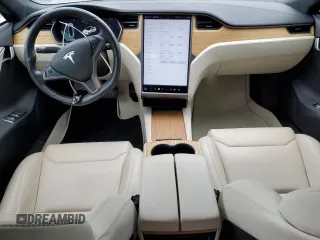 2020 Tesla Model S Long Range with VIN 5YJSA1E25LF369772, listed as a Copart auction lot 48212575 with 20,686 mi miles and Non repairable. Bid and sale history available at DreamBid. Image 8.