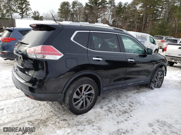 2016 Nissan Rogue SV with VIN 5N1AT2MV2GC808531, listed as a Copart auction lot 44012595 with 88,188 mi miles and Salvage Title. Bid and sale history available at carsss.com. Image 3.