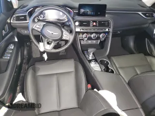 2023 Genesis G70 2.0T with VIN KMTG34TAXPU131832, listed as a Copart auction lot 44111124 with 3,203 mi miles and Non Repairable. Bid and sale history available at DreamBid. Image 8.