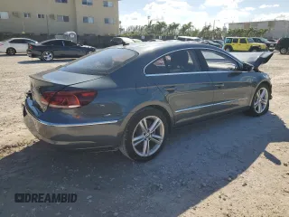 2015 Volkswagen CC R-Line with VIN WVWBN7AN0FE824699, listed as a Copart auction lot 77967484 with 73,800 mi miles and Salvage Title. Bid and sale history available at carsss.com. Image 3.