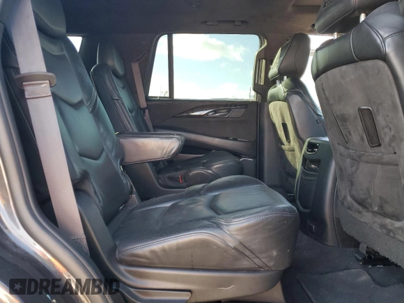 2015 Cadillac Escalade Platinum z VIN 1GYS4PKJ9FR643540, wystawiony jako Copart lot #80931014 z przebiegiem 156 820 mil mil oraz Szkoda całkowita • Salvage title. Historia ofert i sprzedaży dostępna na DreamBid. Obrazek 11.
