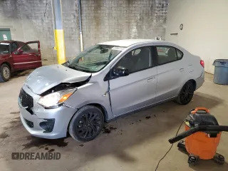2020 Mitsubishi Mirage G4 SE with VIN ML32F4FJ2LHF00459, listed as a Copart auction lot 53463115 with 61,234 mi miles and Salvage Title. Bid and sale history available at carsss.com. Image 1.