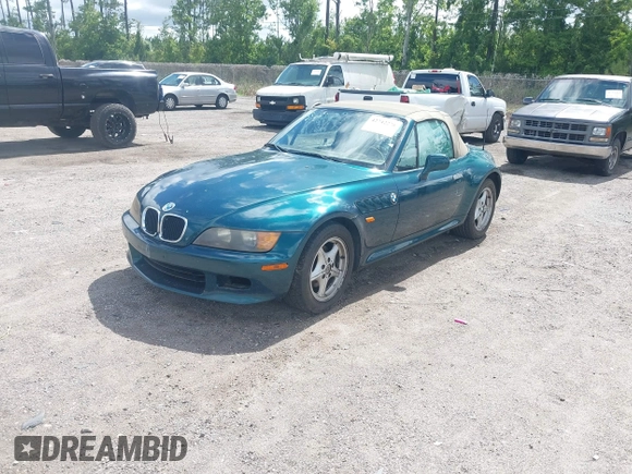 1999 BMW Z3 2.5 with VIN 4USCH9336XLF81090, listed as a IAAI auction lot 42742278 with 164,341 mi miles and . Bid and sale history available at DreamBid. Image 2.