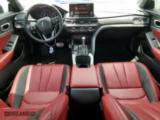 2024 Acura Integra w/A-Spec Package with VIN 19UDE4H38RA008204, listed as a Copart auction lot 66162174 with 21,222 mi miles and Salvage Title. Bid and sale history available at carsss.com. Image 8.