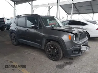 2017 Jeep Renegade Altitude z VIN ZACCJABBXHPG46666, wystawiony jako IAAI lot #40976066 z przebiegiem 80 614 mil mil oraz . Historia ofert i sprzedaży dostępna na DreamBid. Obrazek 1.
