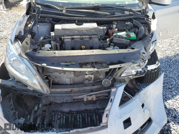 2015 Nissan Sentra SV with VIN 3N1AB7AP8FL679775, listed as a Copart auction lot 54896885 with 93,626 mi miles and Salvage Title. Bid and sale history available at DreamBid. Image 11.