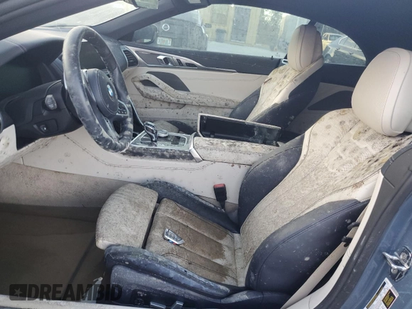 2021 BMW 8 Series 840i with VIN WBADZ2C00MCG13061, listed as a Copart auction lot 74709624 with 0 mi miles and Non Repairable. Bid and sale history available at carsss.com. Image 7.