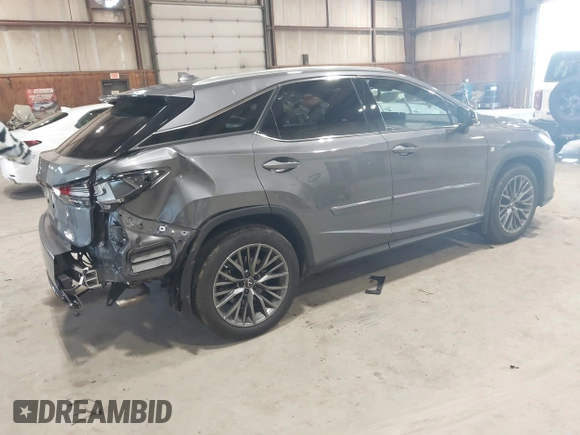 2022 Lexus RX 350 F Sport with VIN 2T2YZMDA0NC367069, listed as a IAAI auction lot 42516670 with 23,454 mi miles and . Bid and sale history available at DreamBid. Image 4.