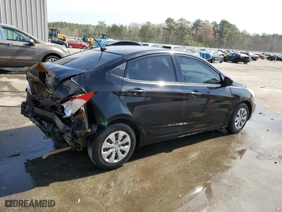 2017 Hyundai Accent SE with VIN KMHCT4AE9HU357327, listed as a Copart auction lot 48708635 with 103,610 mi miles and Salvage Title. Bid and sale history available at carsss.com. Image 3.