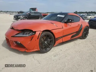 2024 Toyota GR Supra 3.0 with VIN WZ1DB0G06RW065738, listed as a Copart auction lot 44949385 with 2,633 mi miles and Salvage Title. Bid and sale history available at carsss.com. Image 1.