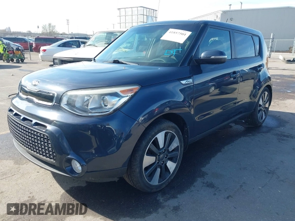 2014 Kia Soul + with VIN KNDJX3A52E7030918, listed as a IAAI auction lot 41857501 with 99,623 mi miles and . Bid and sale history available at DreamBid. Image 2.