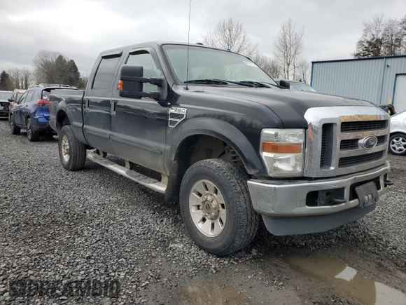 2008 Ford F-250 XL with VIN 1FTSW21528EE45027, listed as a Copart auction lot 43811735 with 157,896 mi miles and Salvage title. Bid and sale history available at DreamBid. Image 4.