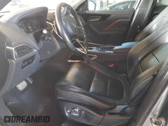 2019 Jaguar F-Pace S with VIN SADCM2FV1KA610717, listed as a Copart auction lot 55041445 with 85,262 mi miles and Salvage Title. Bid and sale history available at DreamBid. Image 7.