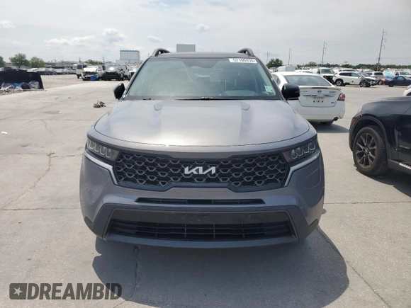 2023 Kia Sorento X-Line S with VIN 5XYRLDLC8PG161146, listed as a Copart auction lot 52100455 with 24,776 mi miles and Salvage Title. Bid and sale history available at DreamBid. Image 5.