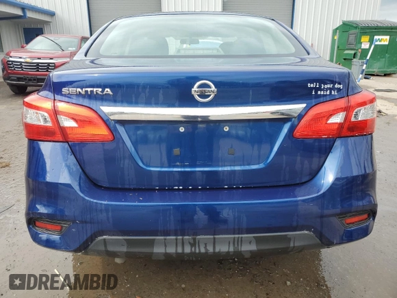 2017 Nissan Sentra S with VIN 3N1AB7APXHY328727, listed as a Copart auction lot 60893635 with 69,822 mi miles and Salvage title. Bid and sale history available at DreamBid. Image 6.