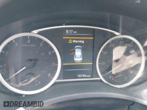 2019 Nissan Sentra SR with VIN 3N1AB7AP7KY385622, listed as a IAAI auction lot 41611546 with 70,796 mi miles. Bid and sale history available at carsss.com. Image 7.